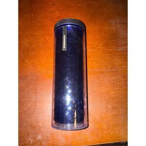 2013 Starbucks 16oz midnight blue textured tumbler